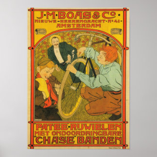 J.M Boas & Co. Bicycle Poster