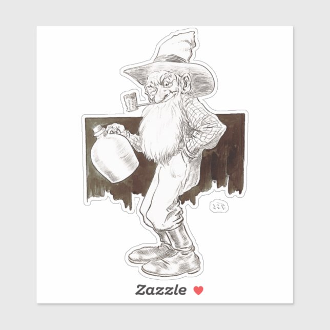 J P Bernard Moonshiner Stickers Vinyl Coupé Sur Me (Feuille)