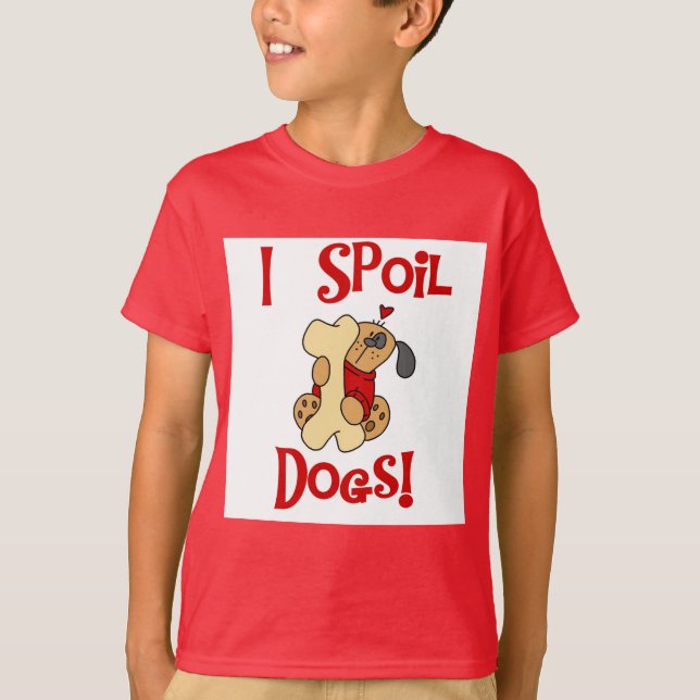 J'abîme des T-shirts et des cadeaux de chiens (Devant)