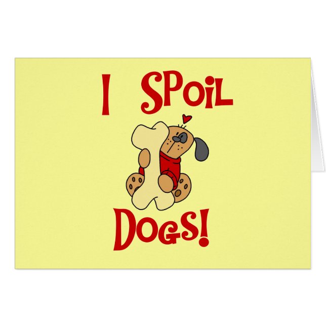 J'abîme des T-shirts et des cadeaux de chiens (Devant horizontal)