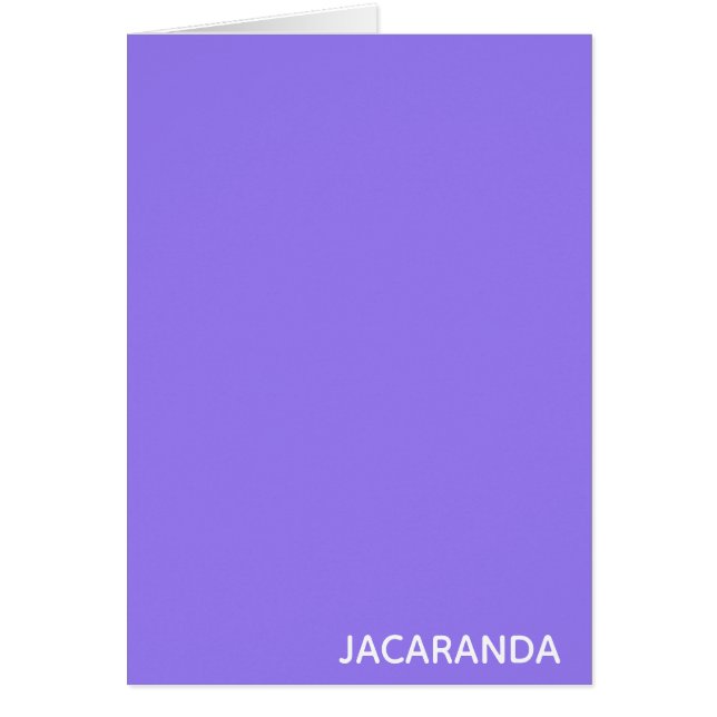 Jacaranda nom couleur violet (Devant)