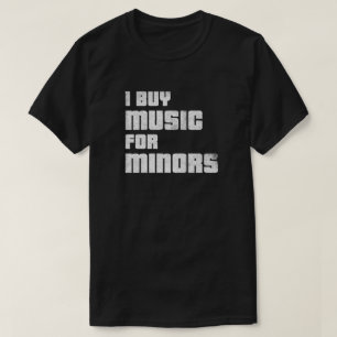 J'Achète De La Musique Pour Mineurs T-shirt (patin