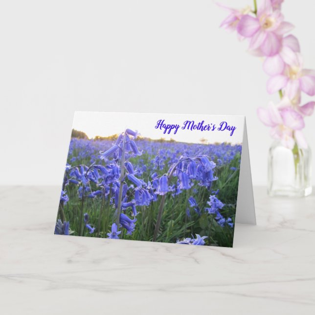Jacinthes de l'heure dorée - Carte personnalisée p (Orchidée)
