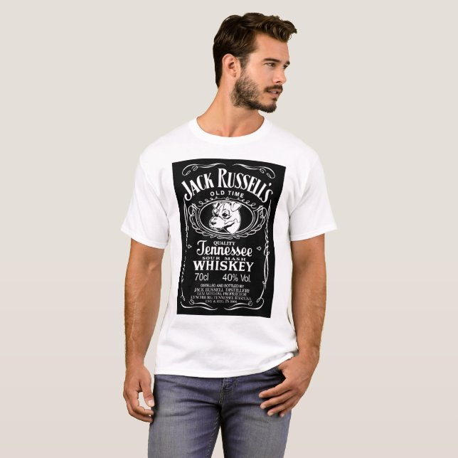 Jack frais Russell équipe le T-shirt (Devant entier)
