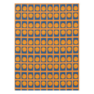 Jack o' Lantern bleu et orange nappe