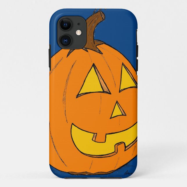 Jack o' Lantern Blue iPhone 5 Coque (Dos)
