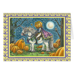 JACK-O'-LANTERN PRINCE SUR SON UNICORN MAGIQUE, CA