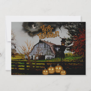 *~* Jack-o-Lanterns - CARTE Scarecrow HALLOWEEN