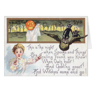 Jack O'Lantern Citrouille Ghost Owl Goblin