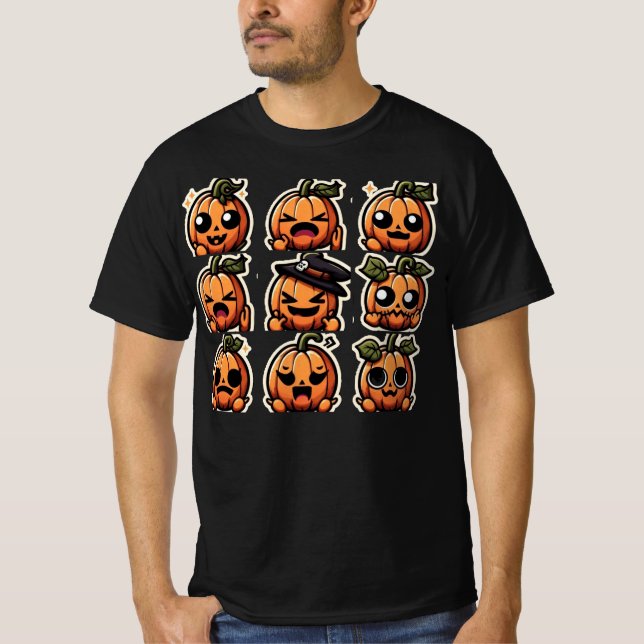 Jack o'lanterns Emote T-Shirt (Devant)
