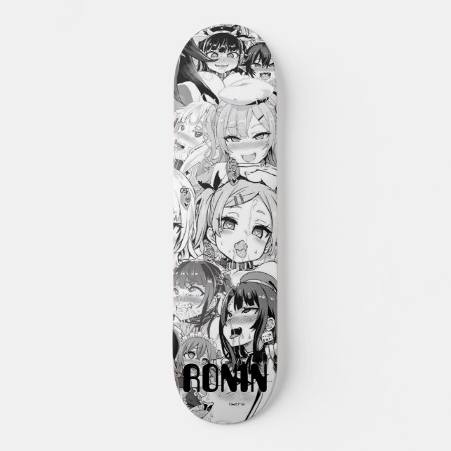 JACK RONIN APEX GIRL BLACK Skateboard Deck (Recto)