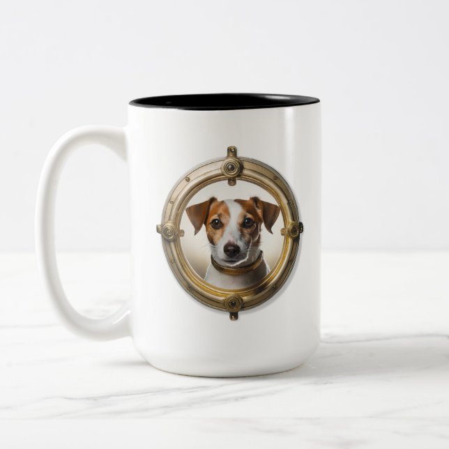 Jack Russell mug (Gauche)