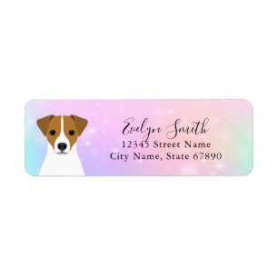 Jack Russell Terrier Adresse de retour Étiquettes