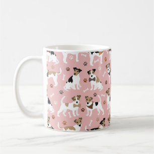 Jack Russell Terrier Paws et Bones Coffee Mug