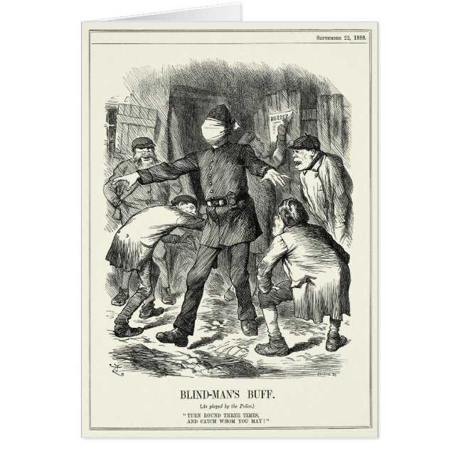 Jack the Ripper - le cuir épais d'homme aveugle, (Devant)