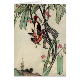 Jack vintage et le conte de fées de tige de