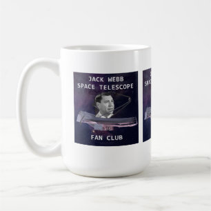 Jack Webb Space Telescope Fan Club Café Mug