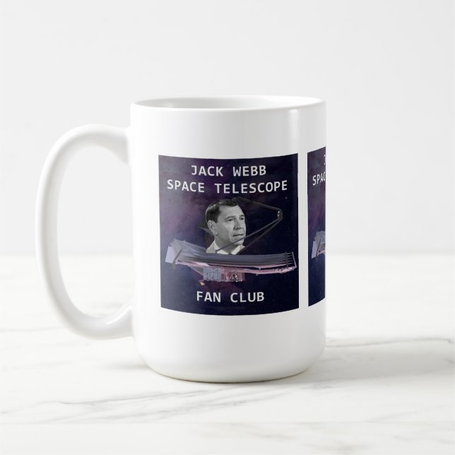 Jack Webb Space Telescope Fan Club Café Mug (Gauche)