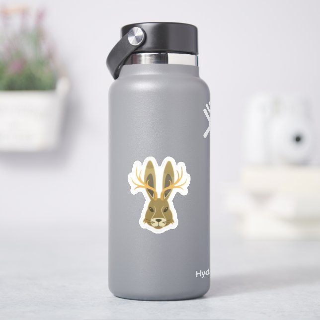 Jackalope, Autocollant vinyle (HydroFlask)