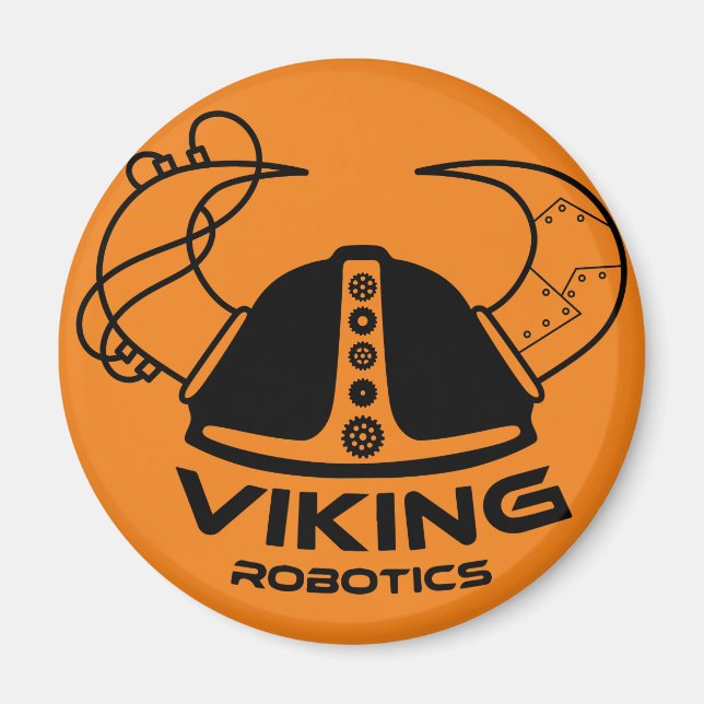 Jackson High School Viking Robotics Magnet (Devant)
