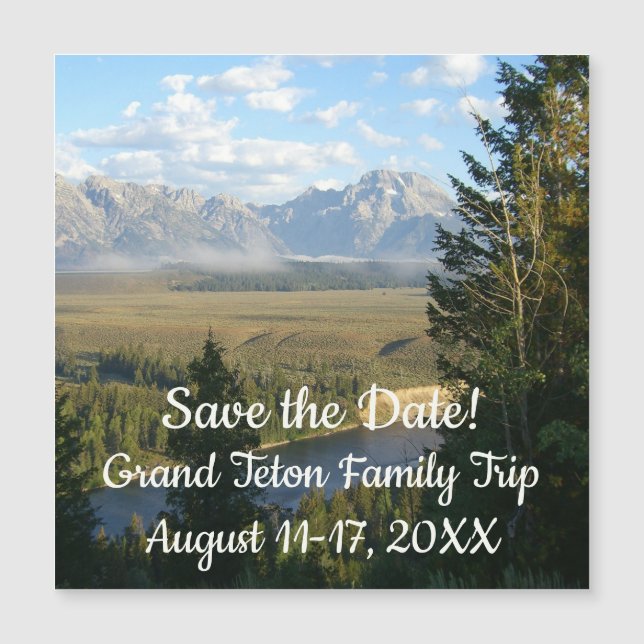 Jackson Hole Mountains et River (Devant)