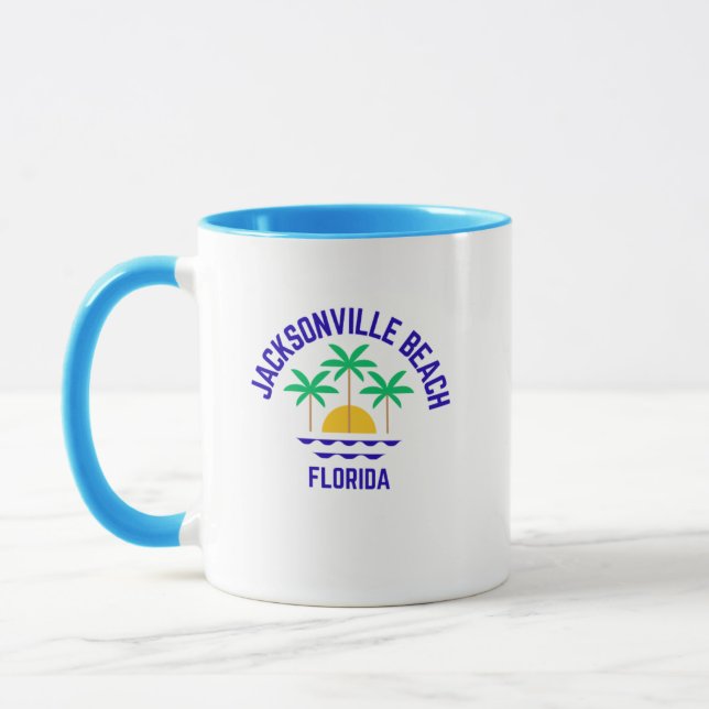 Jacksonville Beach Floride Café Mug (Gauche)