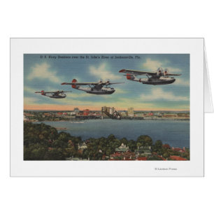 Jacksonville, FL - bombardiers de marine au-dessus