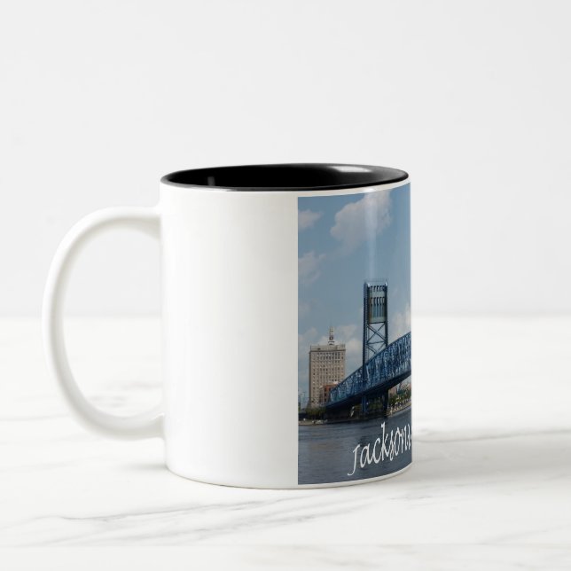 Jacksonville Florida Main Street Bridge Café Mug (Gauche)