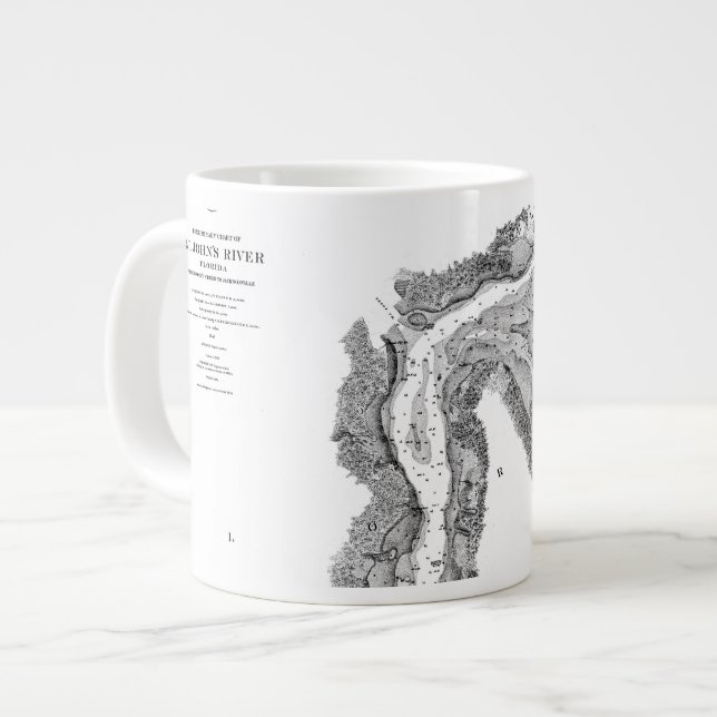 Jacksonville-St John's River 1856 tasse à café (Devant gauche)