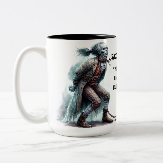 Jacob Marley -Une Mug de café Carol de Noël (Gauche)