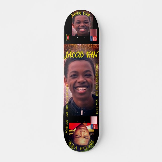 JACOB VAN OFFICIEL Planche de skateboard JMT 7 3/4 (Devant)