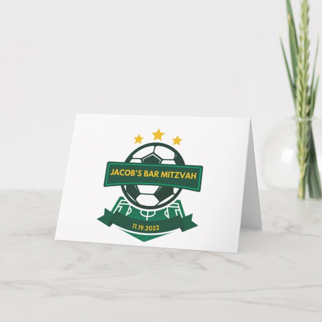 Jacob's Bar Mitzvah - Cartes de remerciement (Devant)