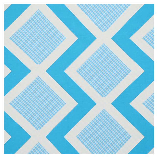 Jacquard bleu et blanc Imprimer tissu Chevron (Échantillon)