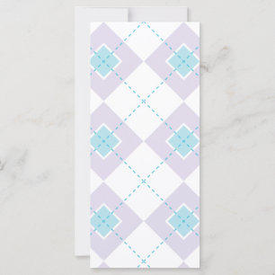 Jacquard bleu et violet