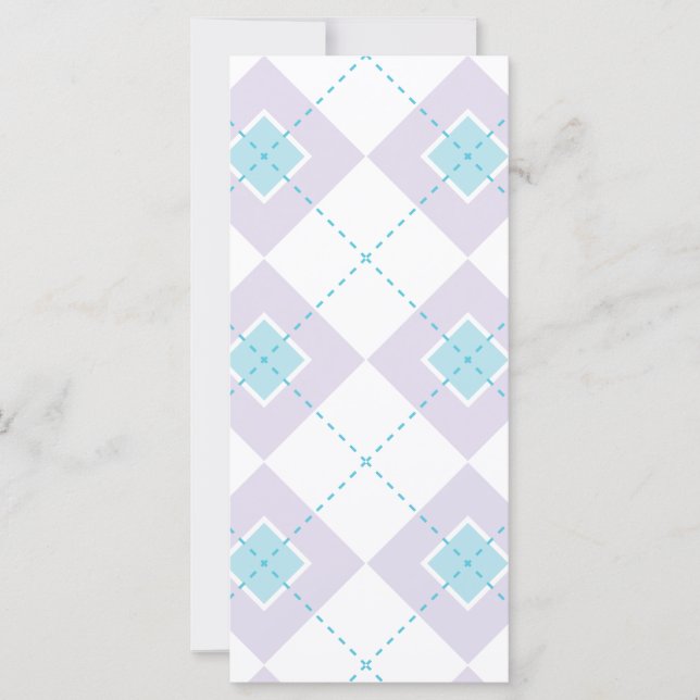 Jacquard bleu et violet (Devant)
