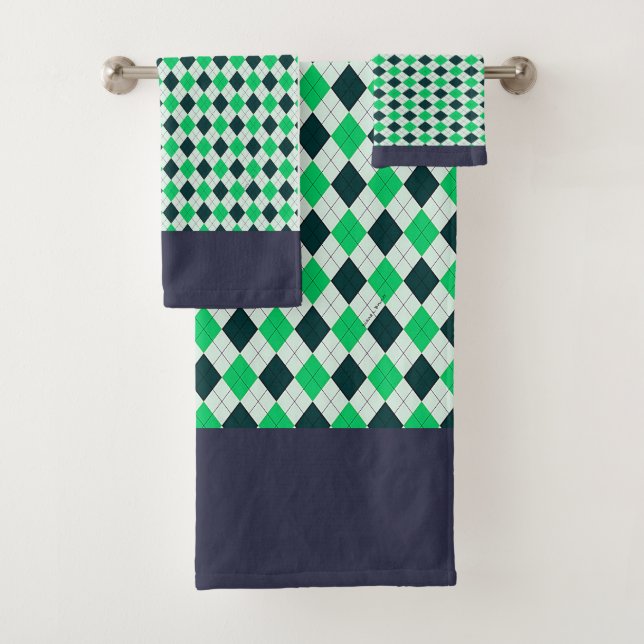 Jacquard bleu vert (En situation)