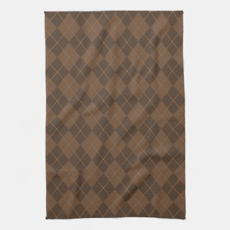 Jacquard Brown rétro serviette de cuisine
