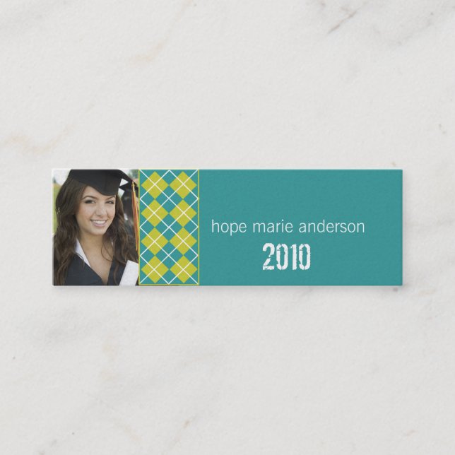 Jacquard Cadres supérieurs Carte de profil (Devant)