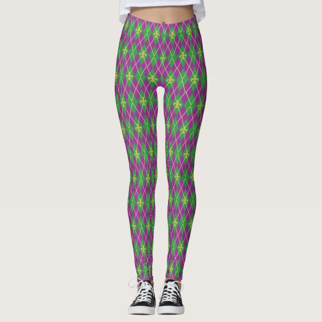 Jacquard carnavalesque Leggings (Devant)