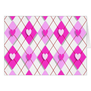 Jacquard de coeur pourpre