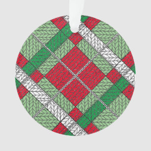 JACQUARD DE VACANCES KNIT Acrylique Cercle Ornemen