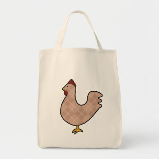 Jacquard Folk Art Rooster Sac fourre-tout