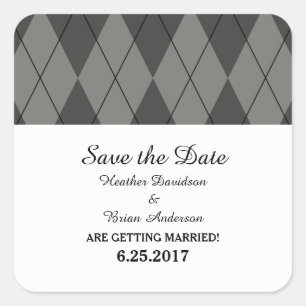 Jacquard gris Enregistrer les stickers Date