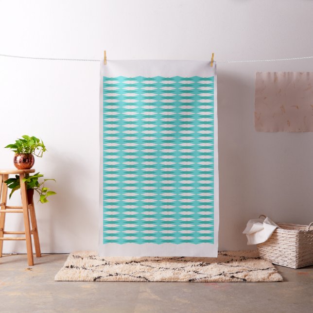 Jacquard moderne du milieu du siècle tissu en coto (In Situ)