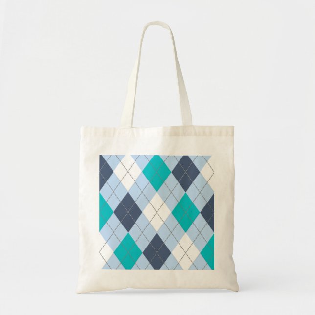 Jacquard : Nom de code" sac fourre-tout bleu (Devant)