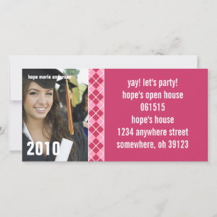 Jacquard Photos Senior 2010 Graduation Invitation