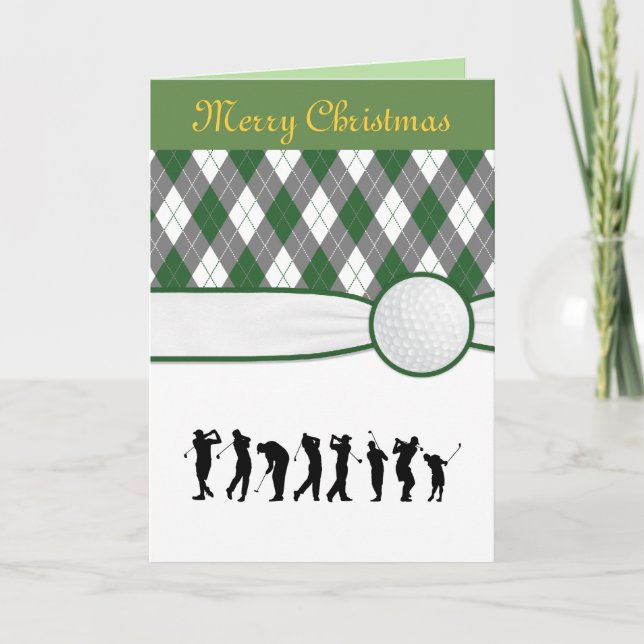 Jacquard plaid carte de Noël.. (Devant)