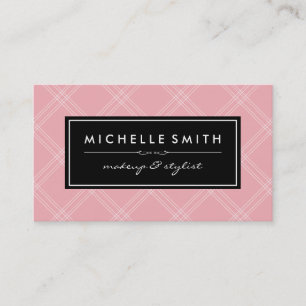 Jacquard rose Imprimer Étiquette noir