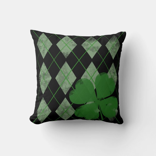 Jacquard Shamrock Coussin (Recto)