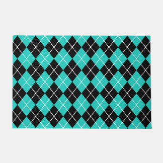 Jacquard Turquoise Retro Porte tapis Cadeau